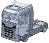 Italeri 3961 Scania S770 4x2 Normal Roof - LIMITED EDITION 1/24